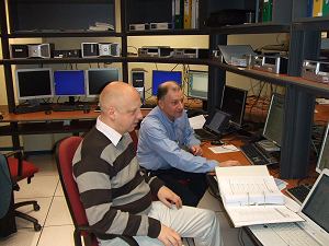 Teams of CNES and ESA